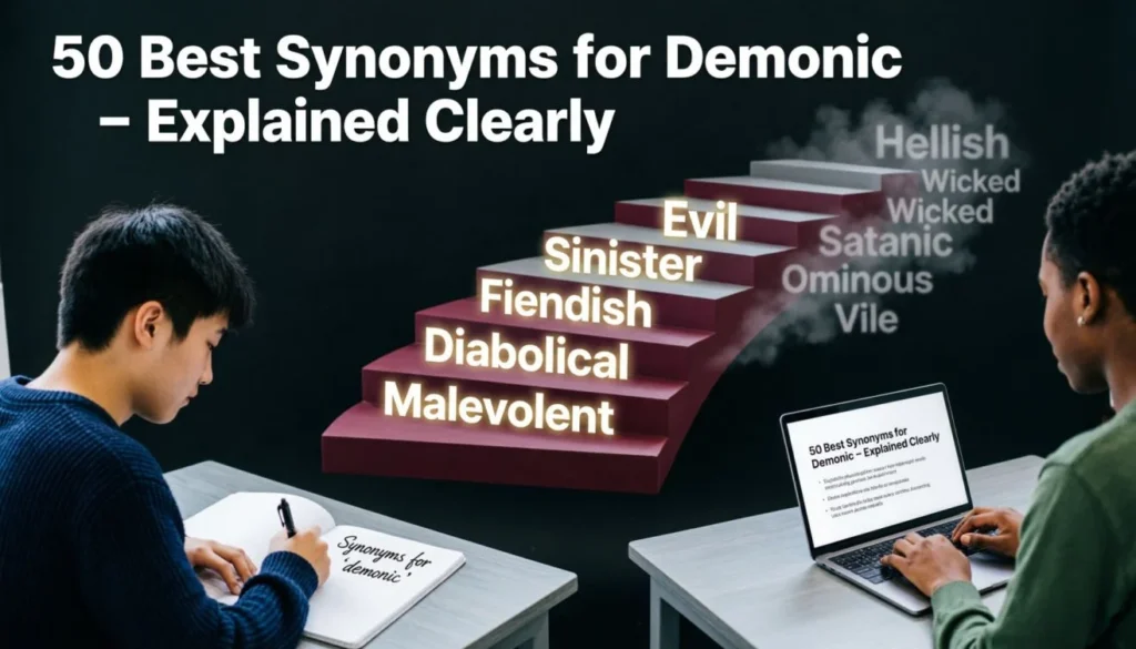 Synonyms for Demonic