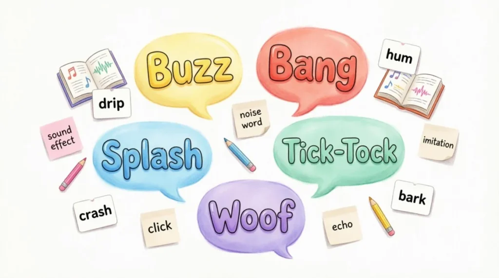 Synonyms for Onomatopoeia