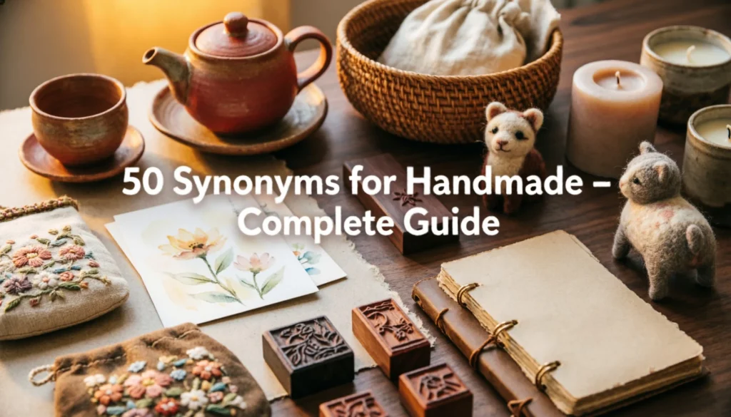 Synonyms for Handmade