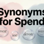 Synonyms for Spend