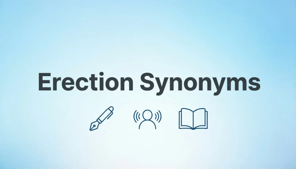 Synonyms for Erection