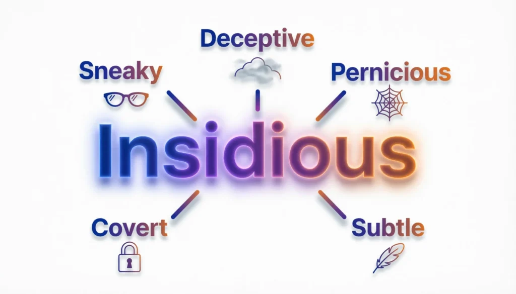 Synonyms for Insidious