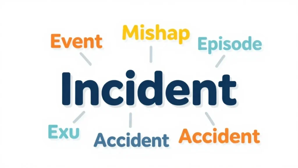 Synonyms of Incident