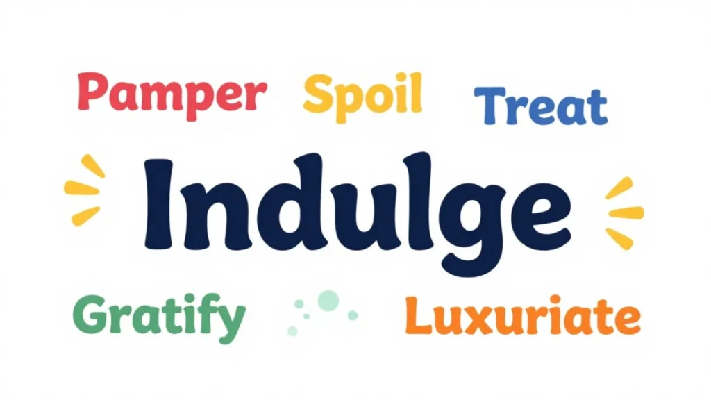 Synonyms of Indulge