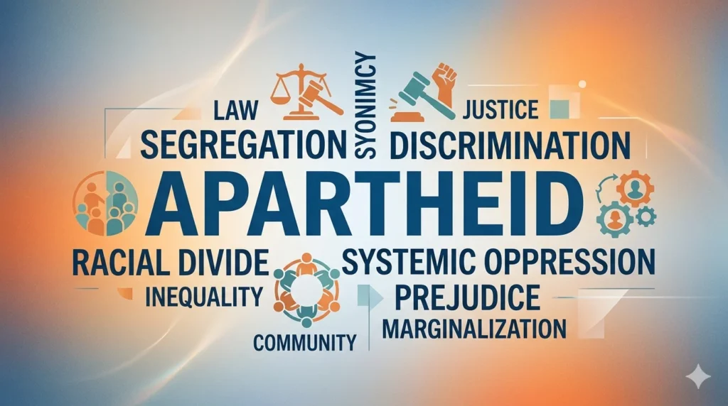 Synonyms for Apartheid