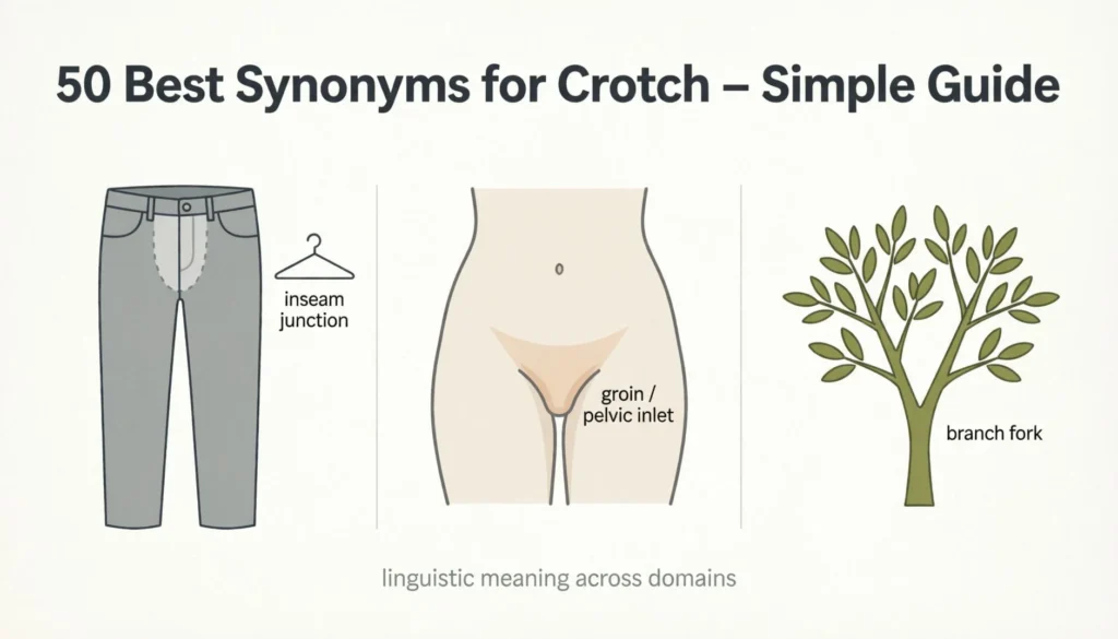 Synonyms for Crotch