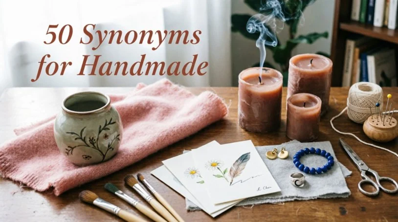 Synonyms for Handmade