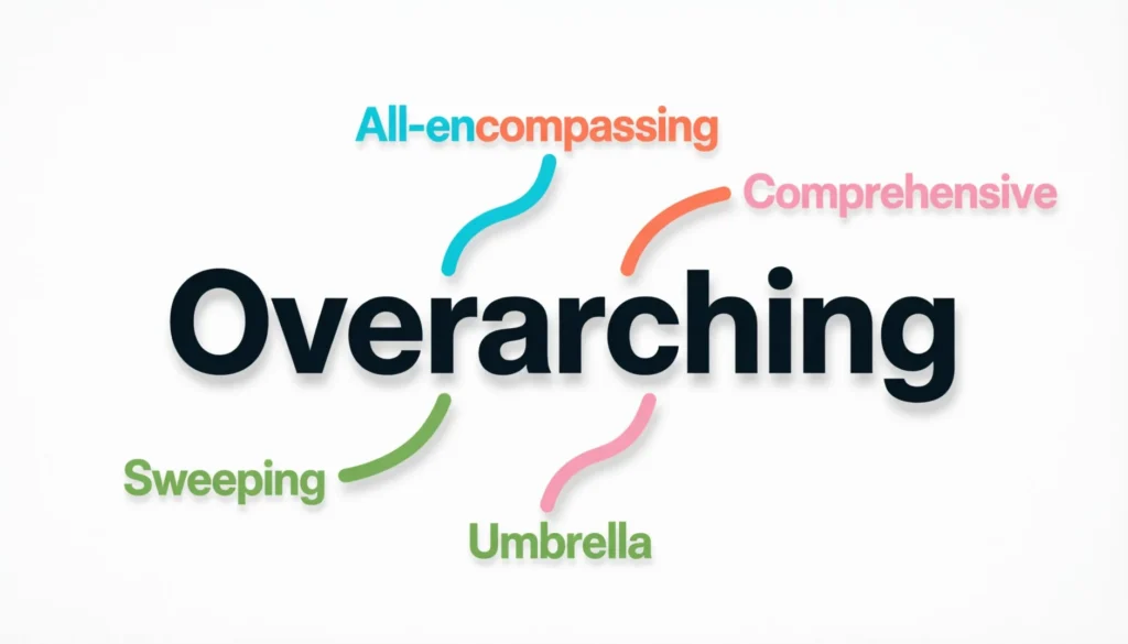 Synonyms for Overarching
