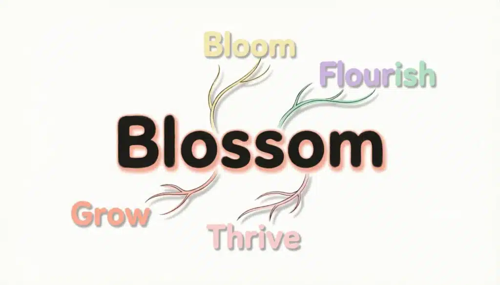 Synonyms for Blossom