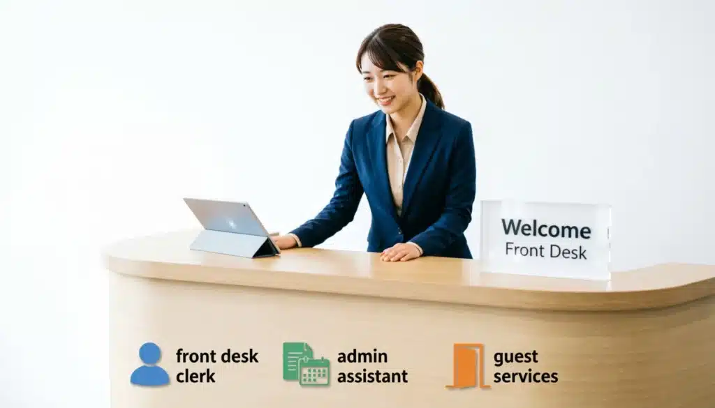 Synonyms for Receptionist