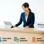 Synonyms for Receptionist