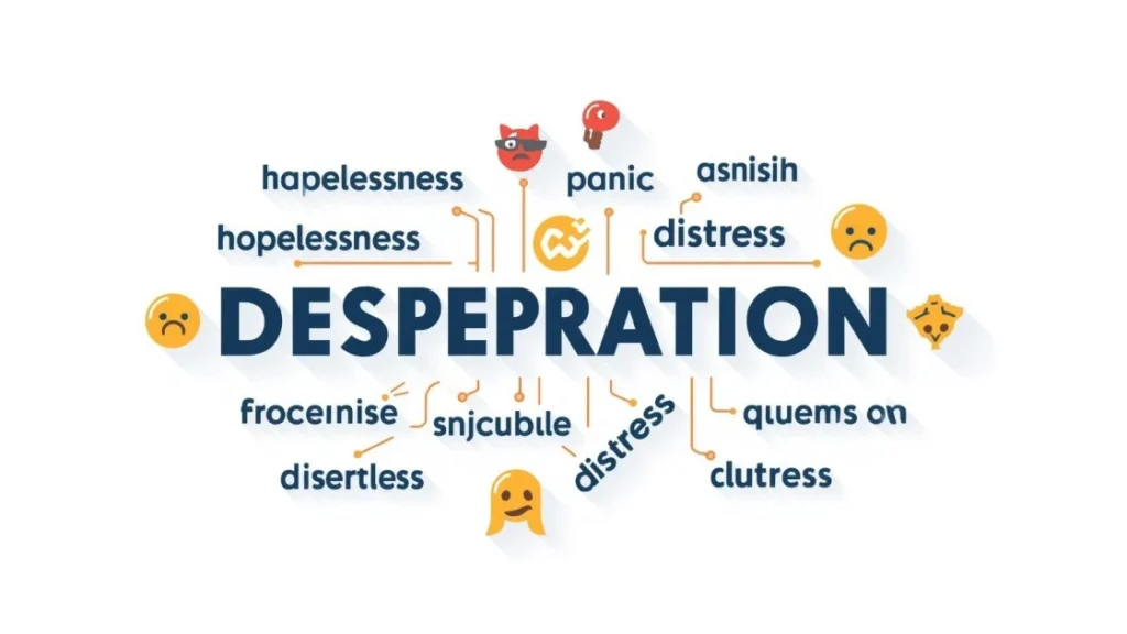 Synonyms for Desperation