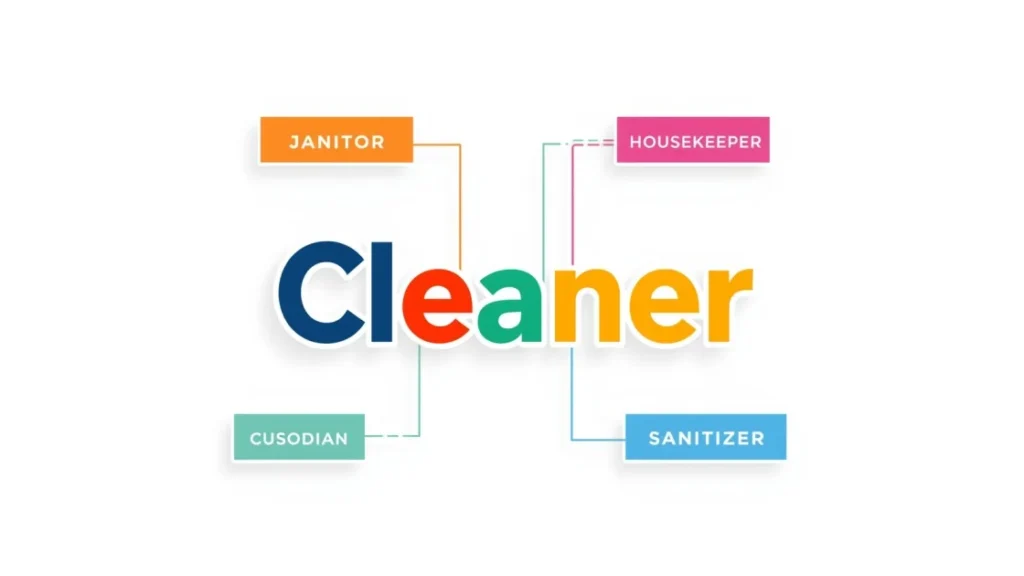 Synonyms for Cleaner