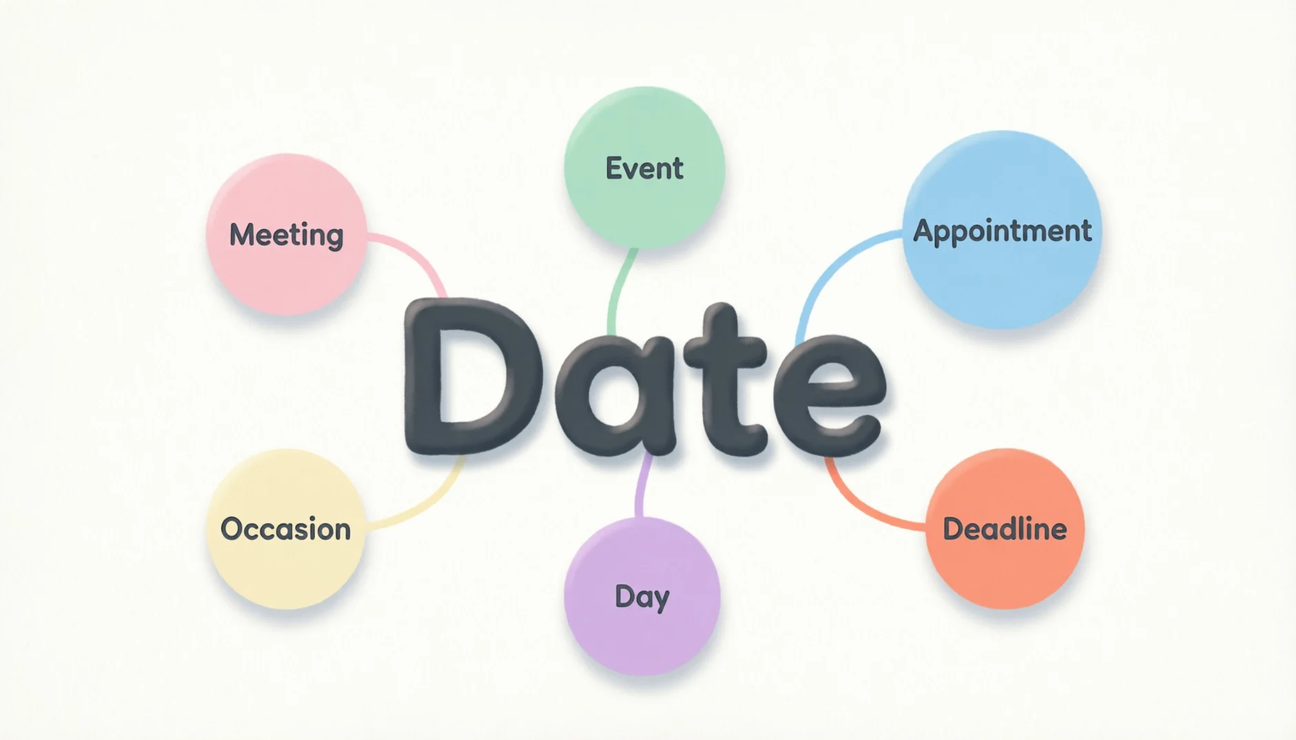 Synonyms for Date