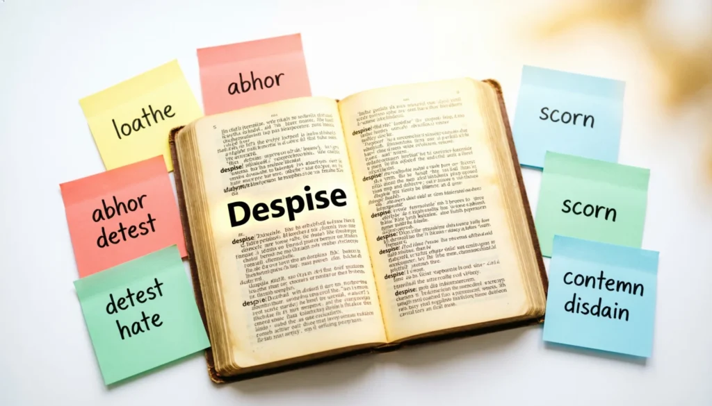 Synonyms for Despise