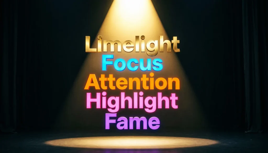 Synonyms for Spotlight