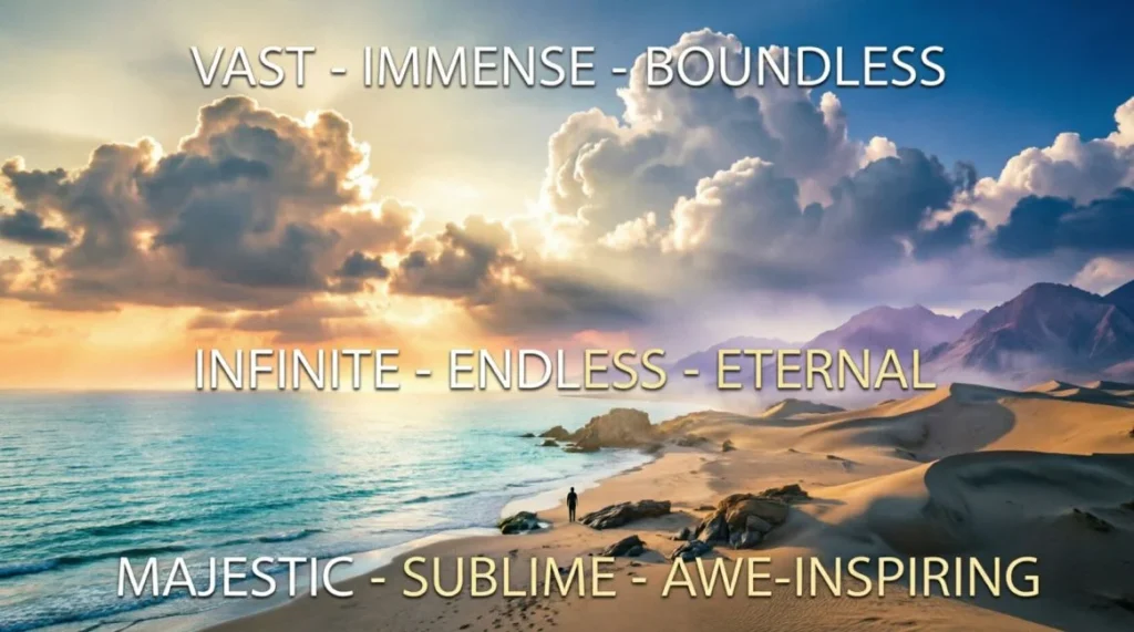 Synonyms for Vast