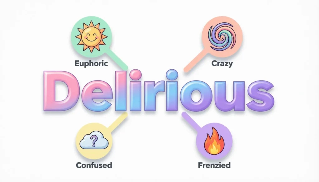Synonyms of Delirious