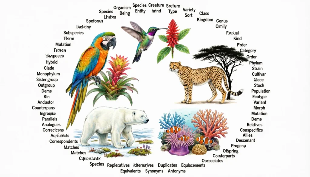 Synonyms of Species