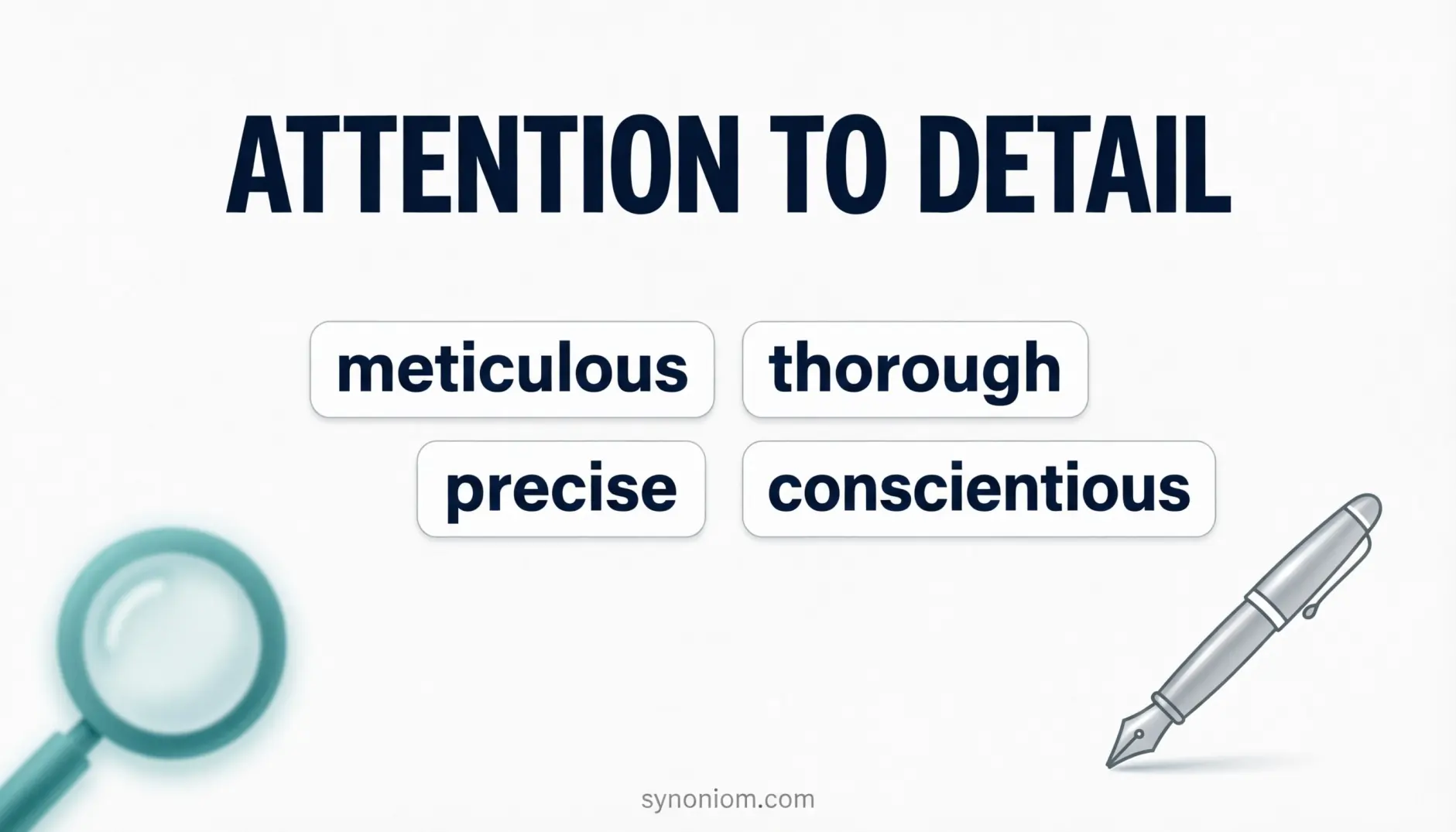 Attention to Detail Synonym