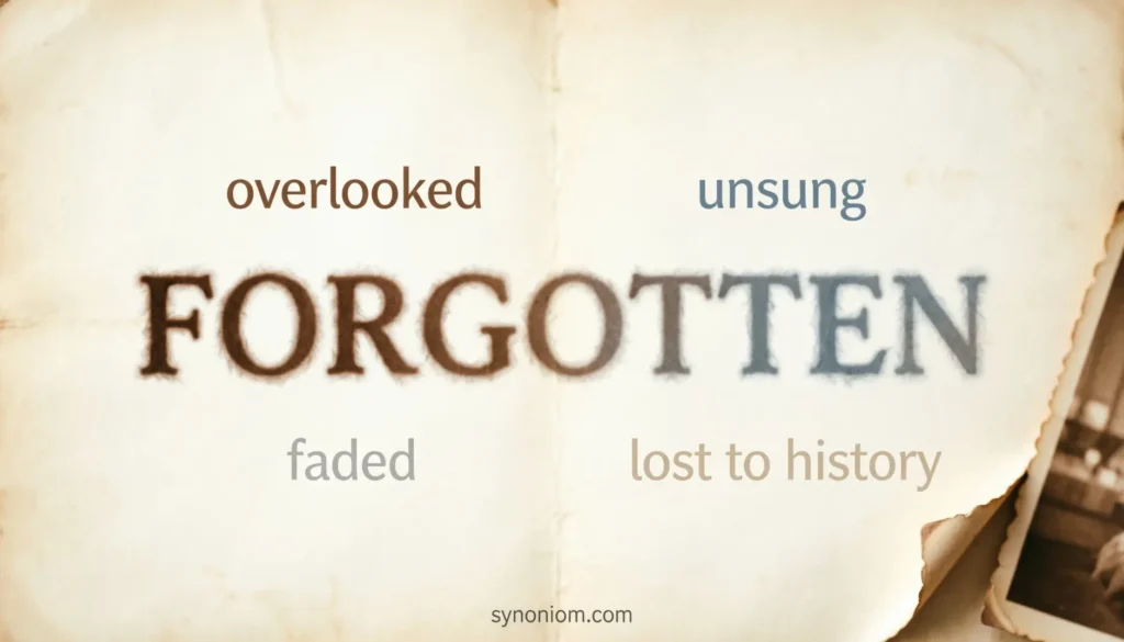 Forgotten Synonym