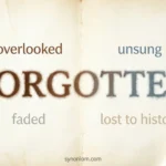Forgotten Synonym