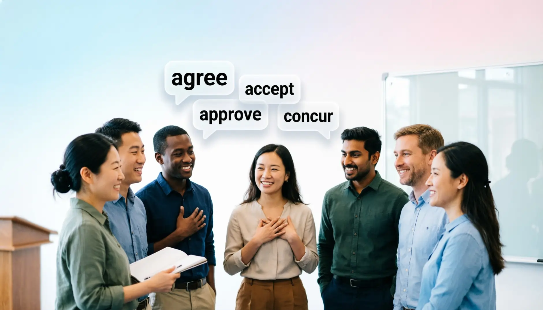 Synonyms for Agree