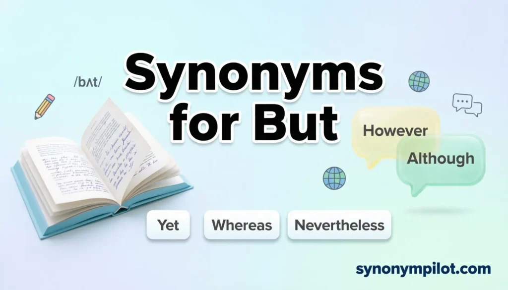 Synonyms for But