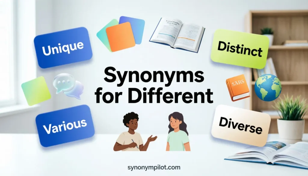Synonyms for Different