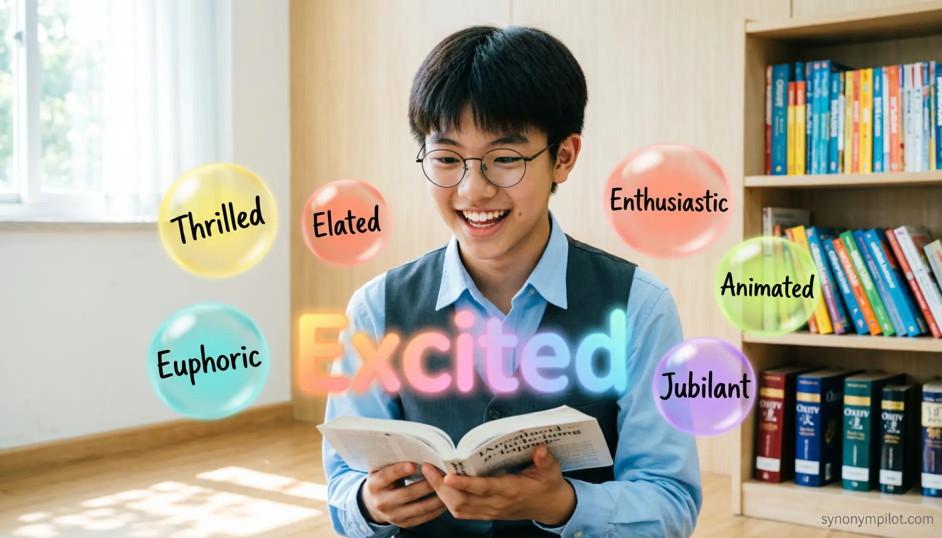 Synonyms for Excited