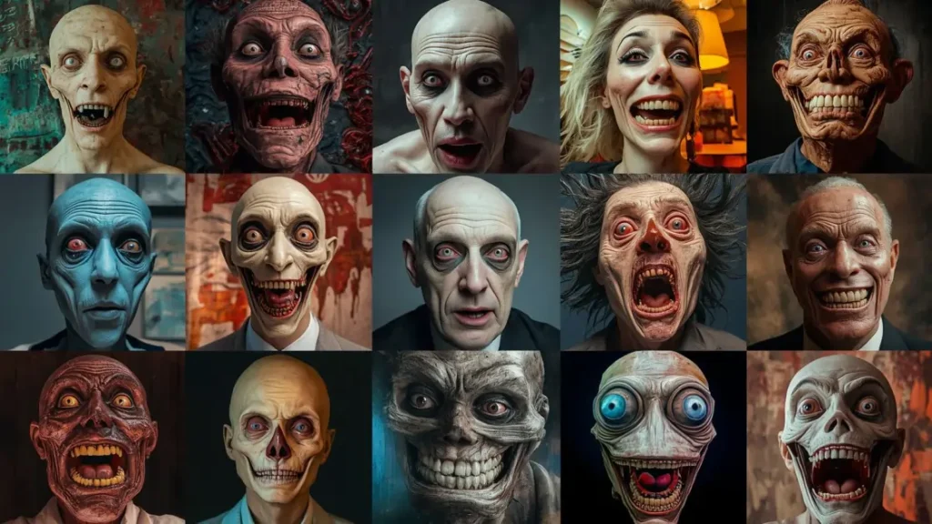 Synonyms for Grotesque