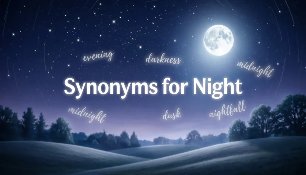 synonyms for night