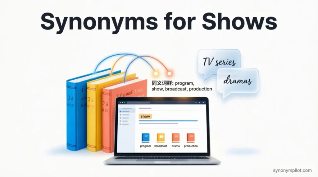 Synonyms for Shows