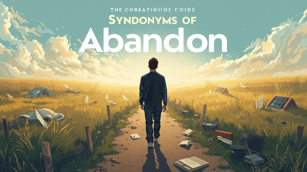 Synonyms of Abandon
