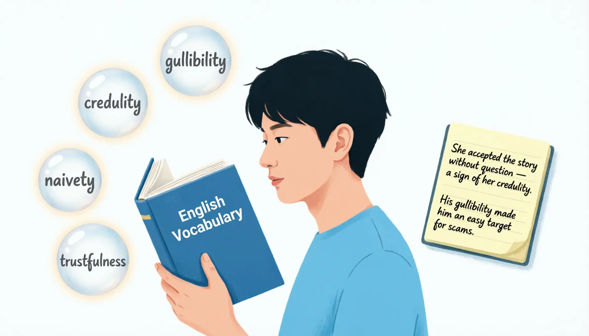 Synonyms of Credulity