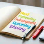 Synonyms of Next