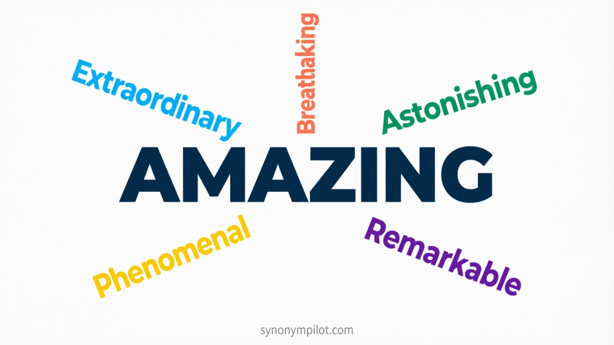 Synonyms for Amazing