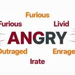Synonyms for An gry