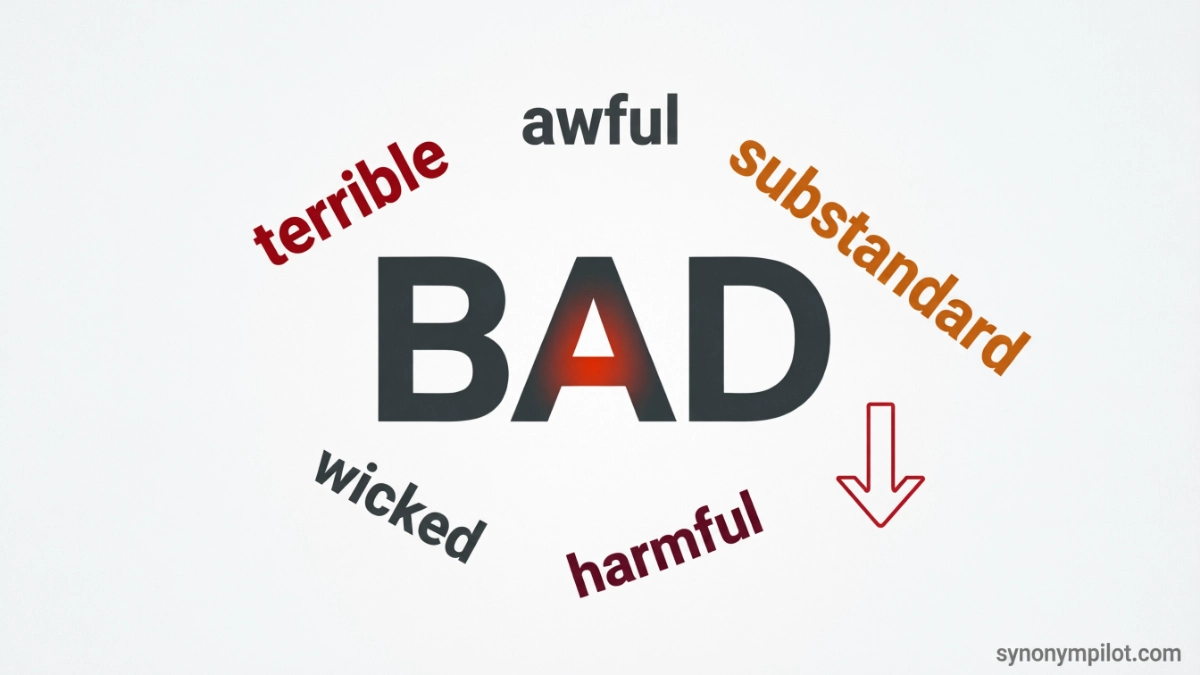Synonyms for Bad