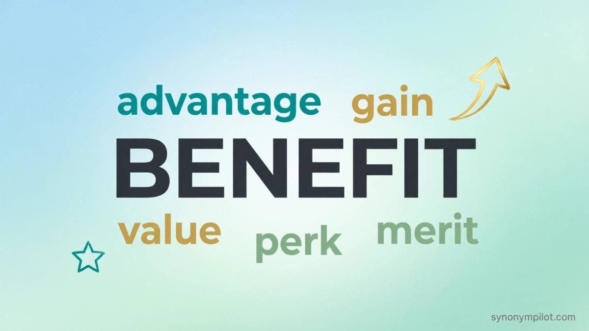 Synonyms for Benefit