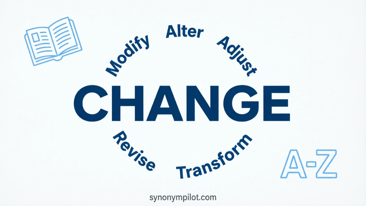 Synonyms for Change
