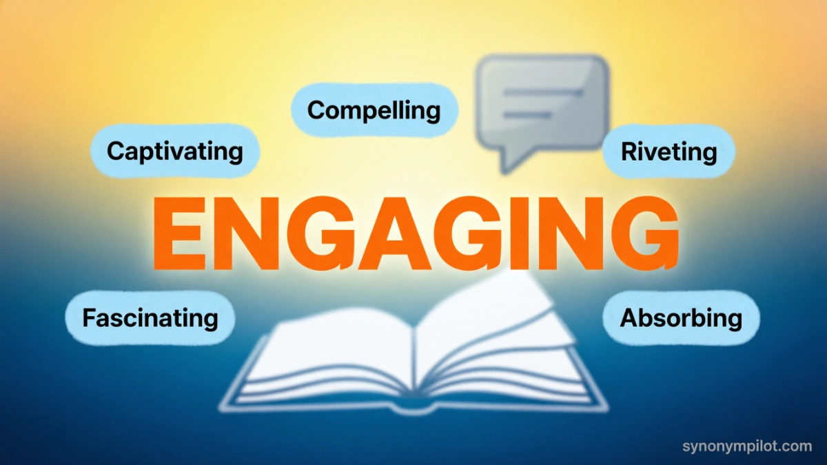Synonyms for Engaging