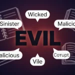 Synonyms for Evil