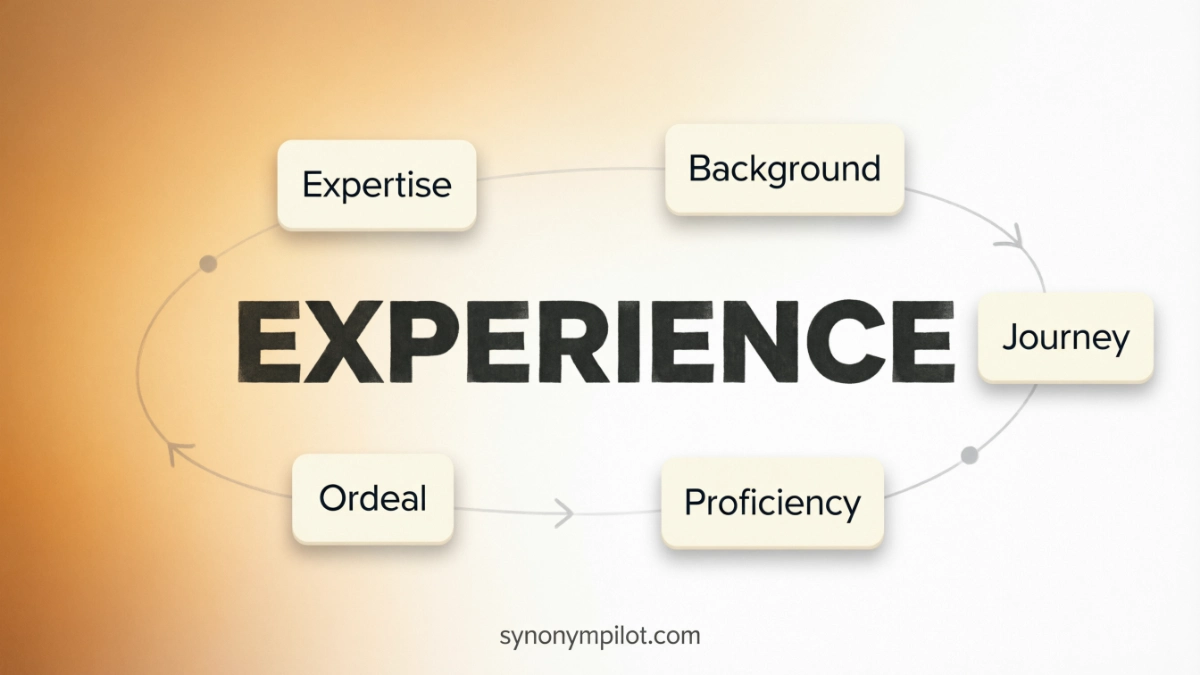 Synonyms for Experience