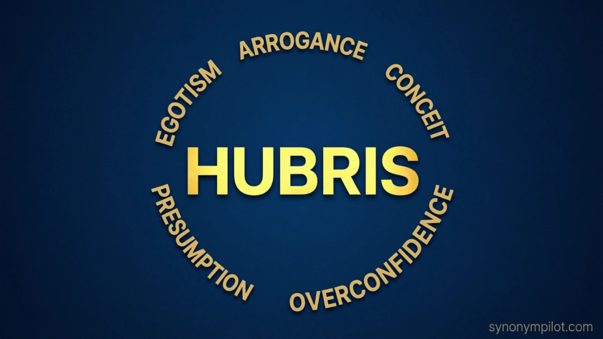 Synonyms for Hubris