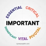 Synonyms for Important