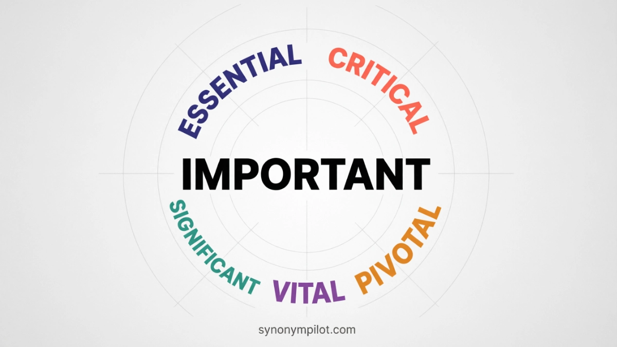 Synonyms for Important