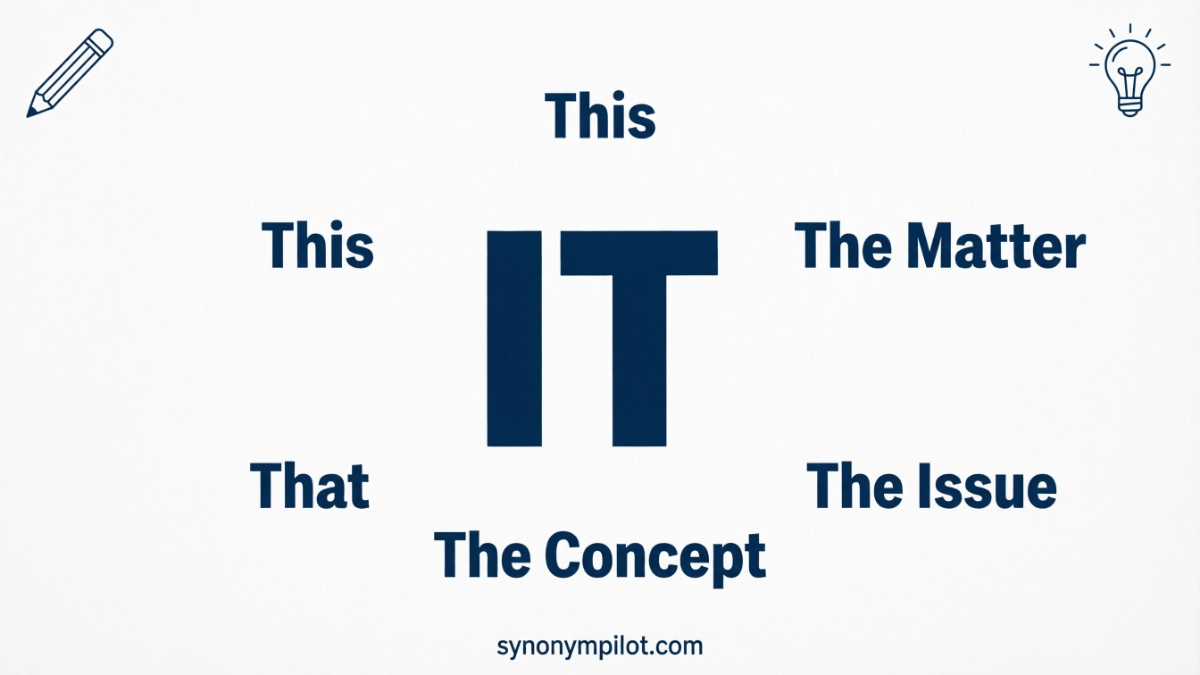 Synonyms for It