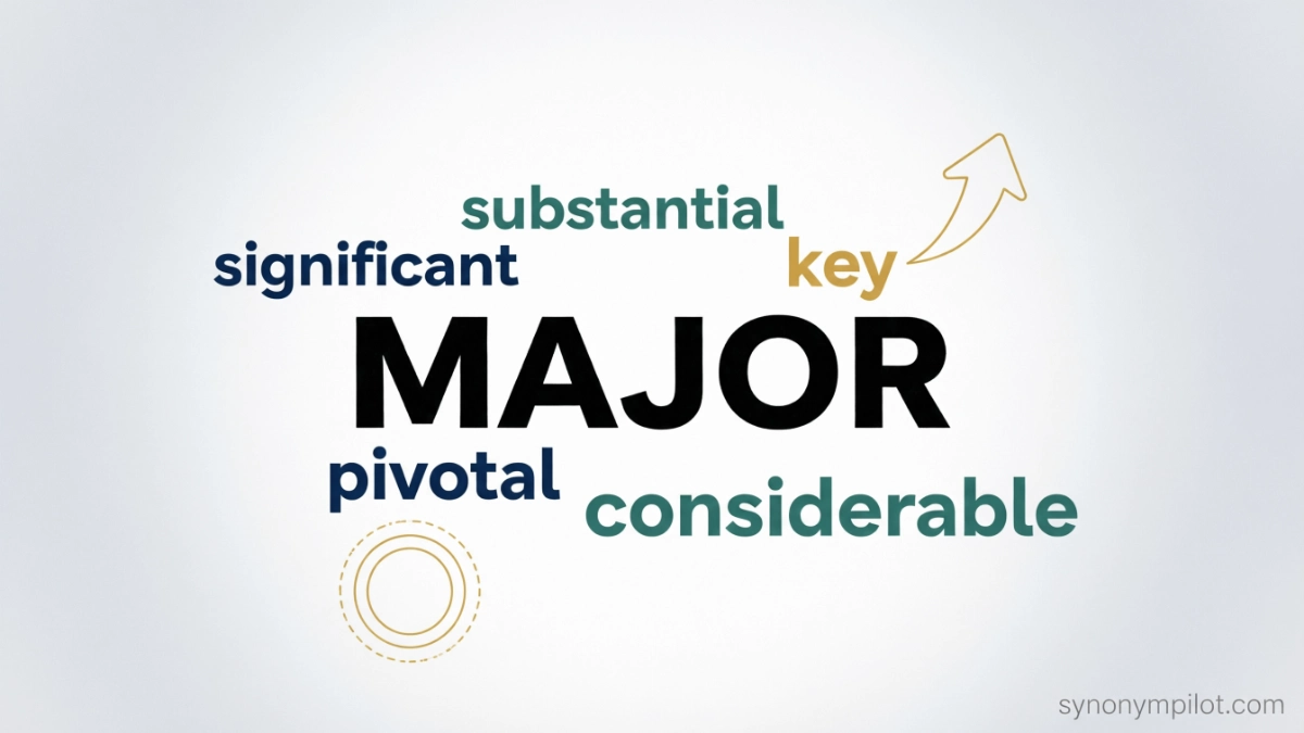 Synonyms for Major