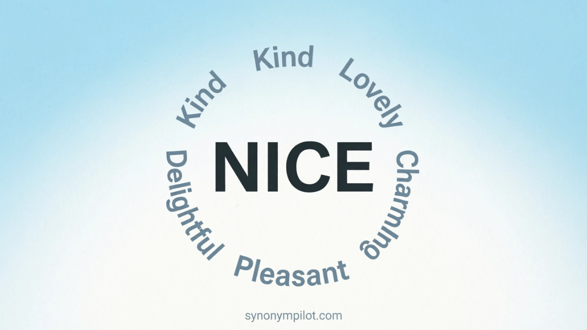 Synonyms for Nice
